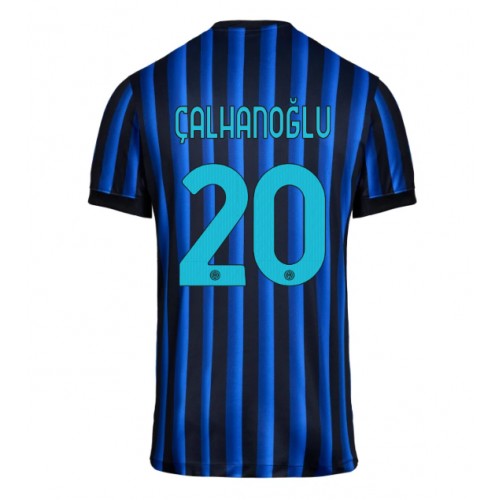 Fotballdrakt Herre Inter Milan Hakan Calhanoglu #20 Hjemmedrakt 2025-26 Kortermet